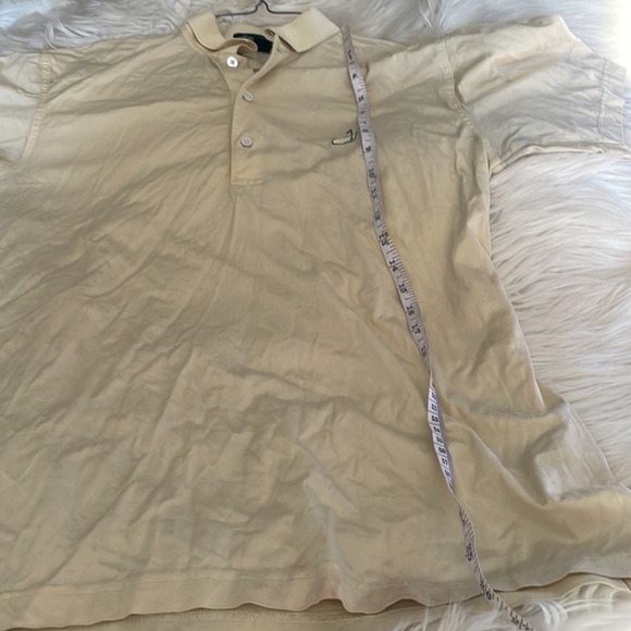 Amen corner 60'S TWO-PLY DOUBE MERCERIZED light yellow masters golf shirt S - Picture 14 of 16